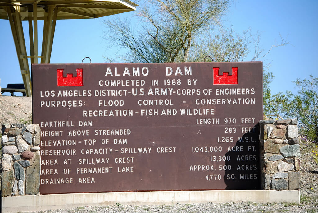 Alamo Dam sign.
Flickr User marksontok