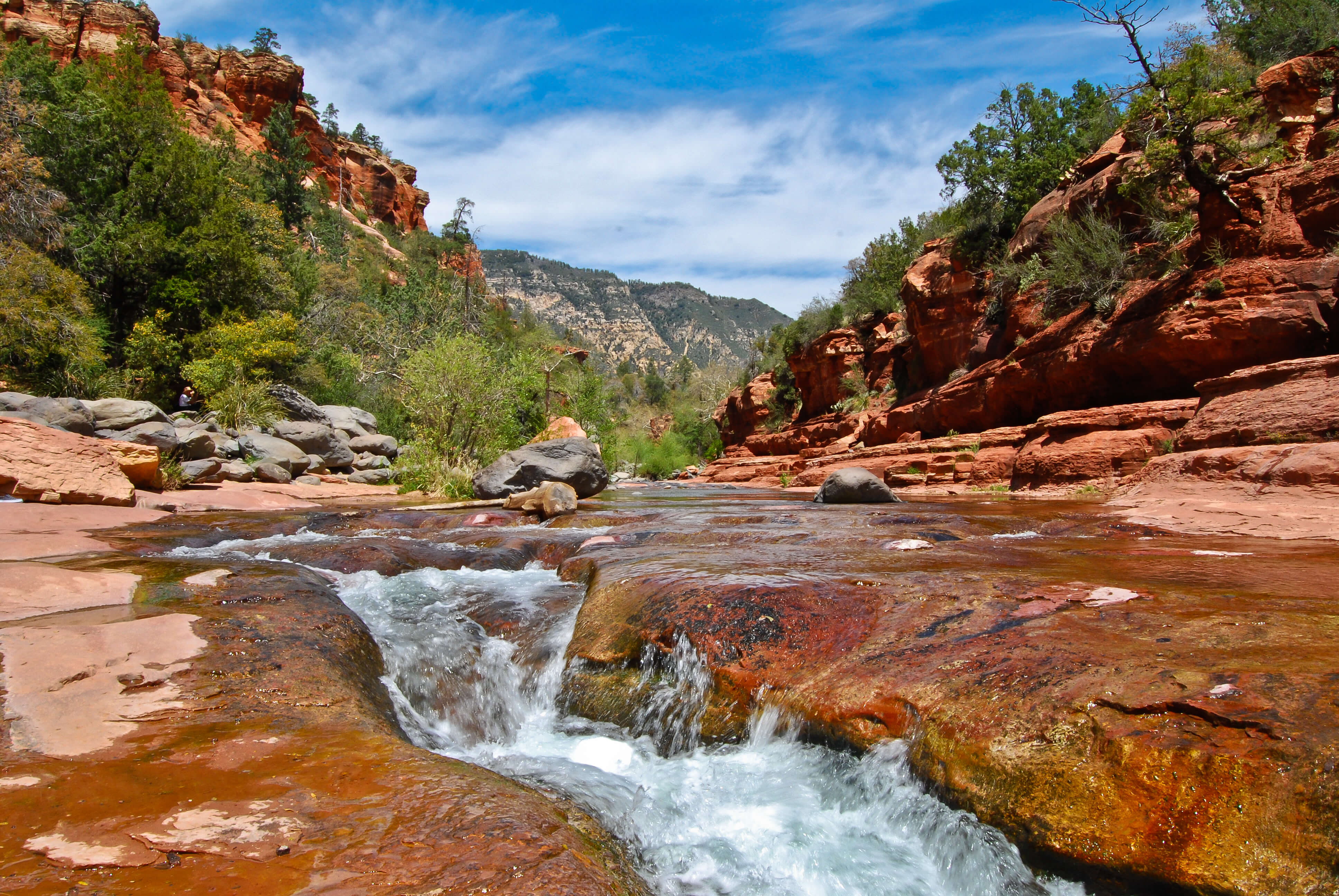 1) Slide Rock State Park is 7 Miles North of Sedona.