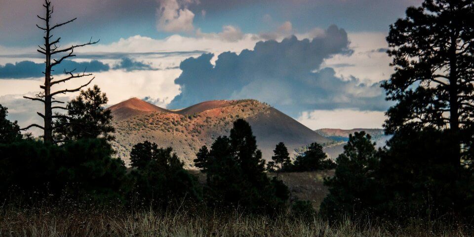 Distant shot of Sunset Crater.Flickr User Nancy Neve