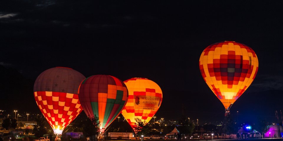The International Hot Air Balloon Festival in Albuquerque, New Mexico - Photo by Diana Robinson