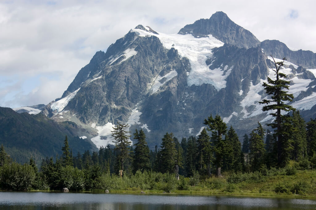 Mount Baker over Picture Lake - Photo by Great Beyond