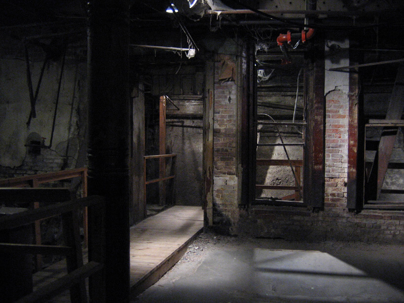 This was street level in the mid-1800's - Photo courtesy of Bill Spiedel's Underground Tour