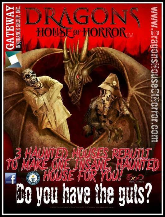 Dragons House of Horror in Albuquerque, New Mexico - Website : dragonshouseofhorror.com 