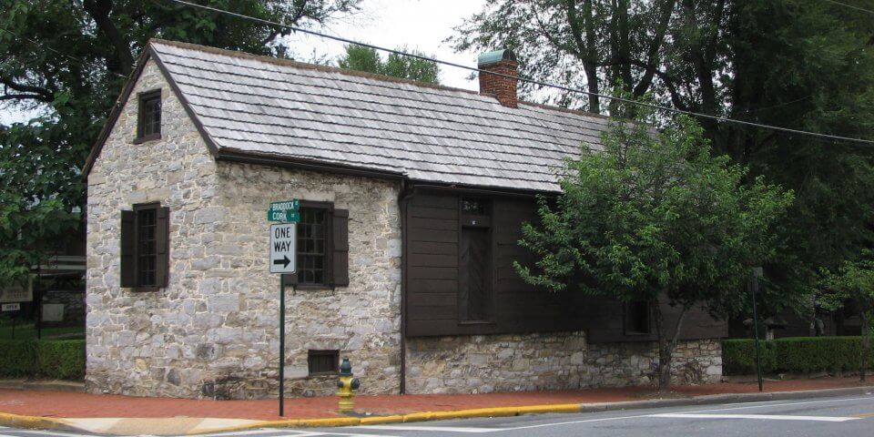 Exterior of George Washington's Office Museum in Winchester, VA.