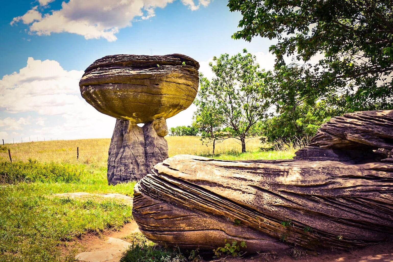 Mushroom Rock, Mushroom Rock State Park, Kansas