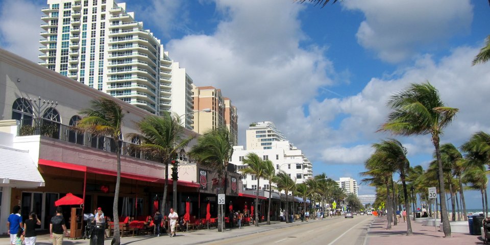 The beachfront Promenade is one of the absolute best things to do in Fort Lauderdale.