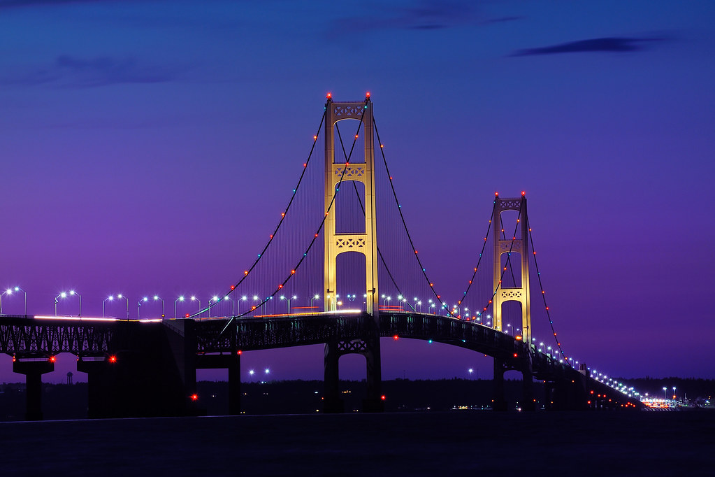 The Mackinac Bridge, Michigan