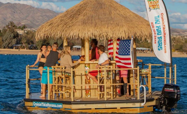 Cruisin' Tikis Havasu Floating Bar in Arizona