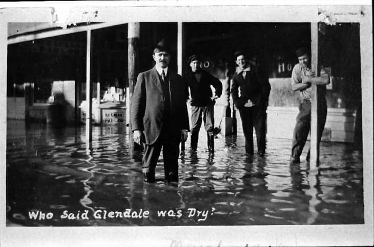 1915 Flood Glendale History