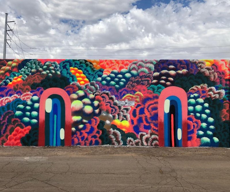 Colorful Mural Phoenix Artists