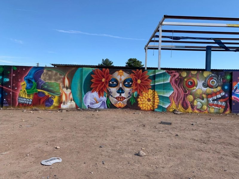 Dia de Los Muertos Murals in Phoenix