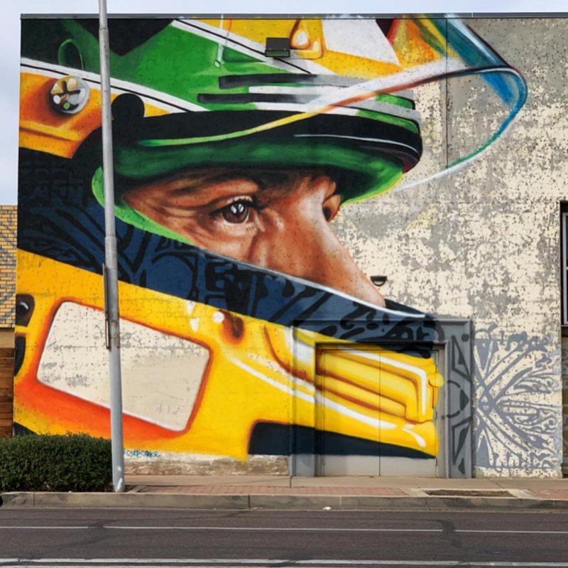 Race Car Driver murals in Phoenix