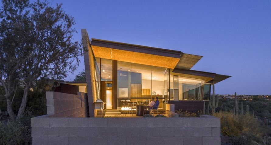 Viewing Area Byrne Residence beautiful architecture in arizona