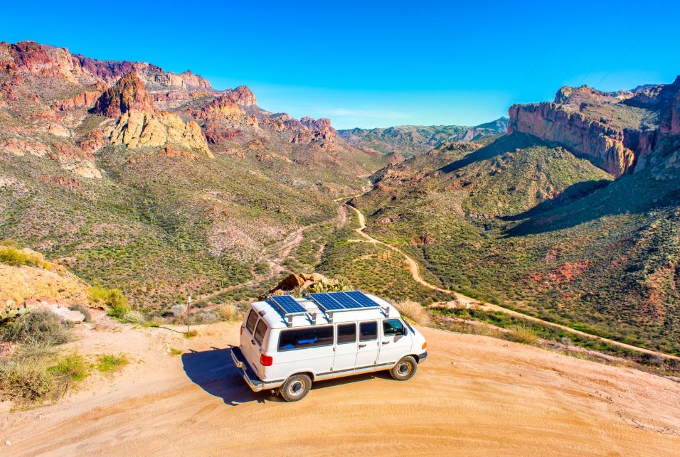 Apache Trail Scenic Drive View arizona