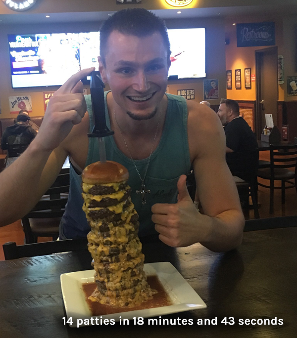 MattHungryHazzard hungry eaters arizona burger challenge in Arizona