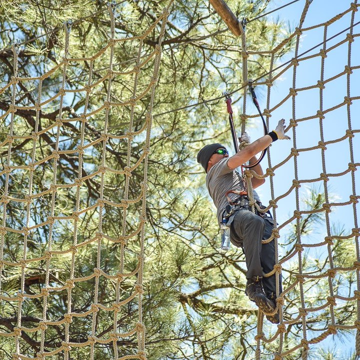 Adventure Course Net Obstacles