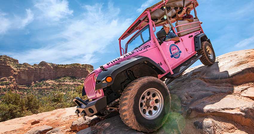 Pink Jeep Tour Sedona Broken Arrow
