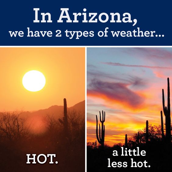 Two Types of Weather in Arizona