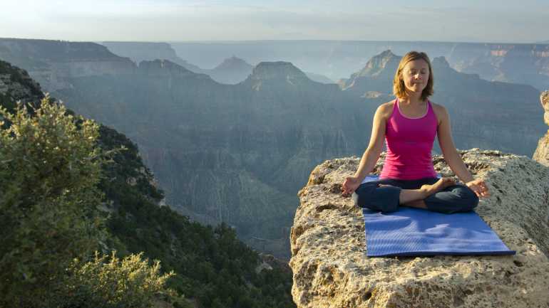 Yoga in the Grand Canyon
