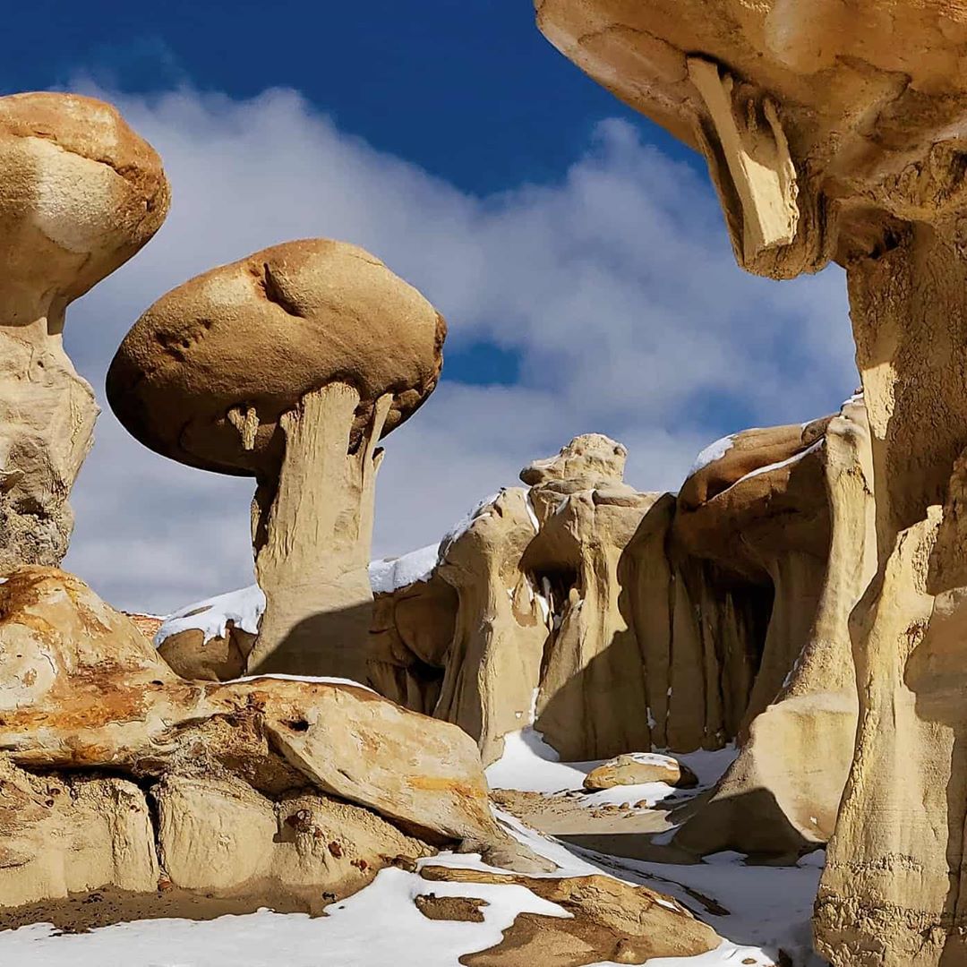 Bisti Bad Lands must-see places in new mexico