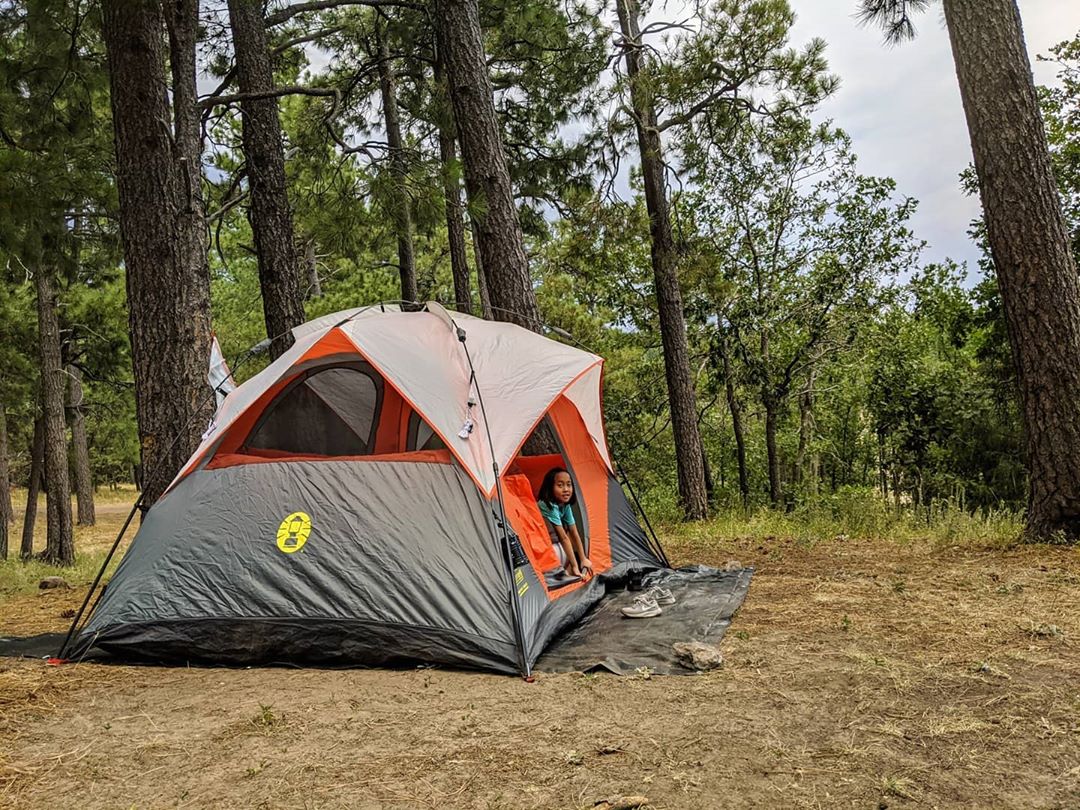 Camping in Arizona nature 