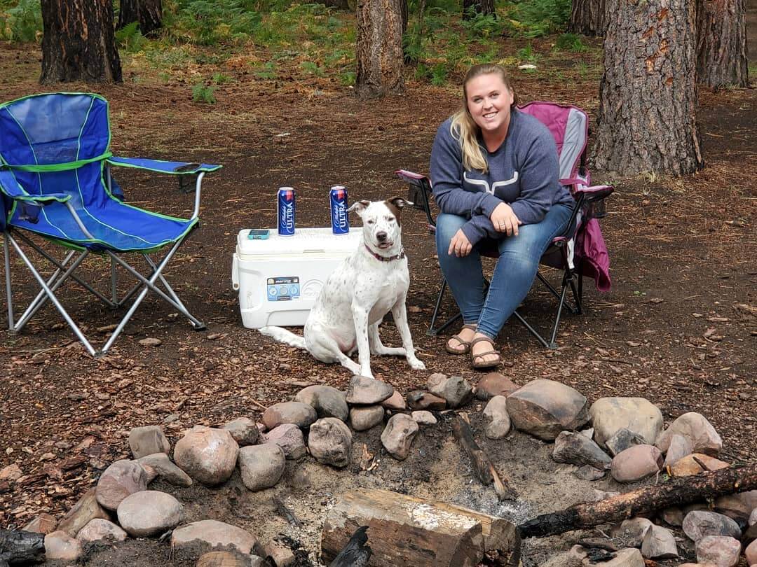 dog camping in forest lakes Arizona