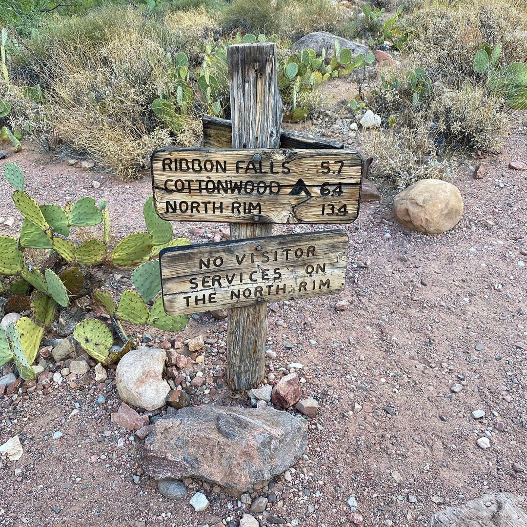 trail marker arizona hiking