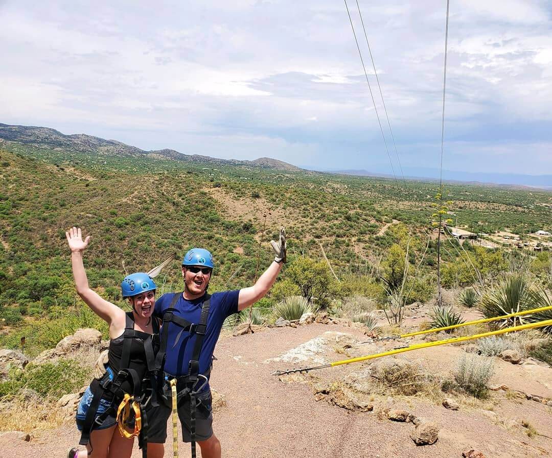 zipline in Arizona fun activity tucson