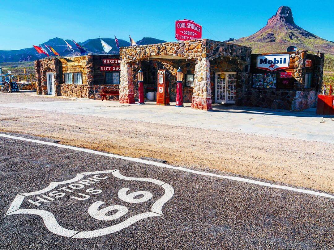 Cool Springs Route 66 arizona historic spot