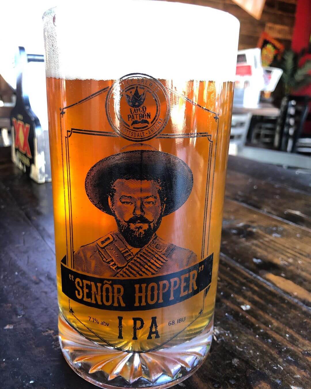 Señor Hopper IPA local brew