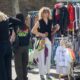 Barcelona, Catalonia, Spain - 29 March 2023: Vintage Market Day. Flea market, holiday's celebration on the beach of Barceloneta. City fiesta. Placa de Sant Josep Oriol Art Market