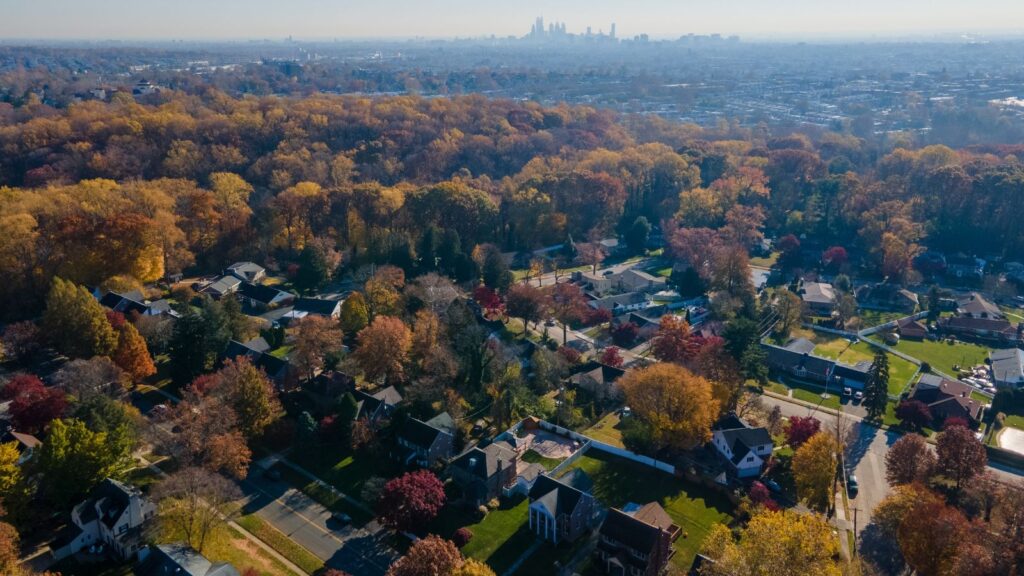 2452480863 Aerial landscape of suburban multifamily homes in suburban Ardmore Philadelphia Pennsylvania USA See less Upload date: 22 April 2024 Andrew Baum
