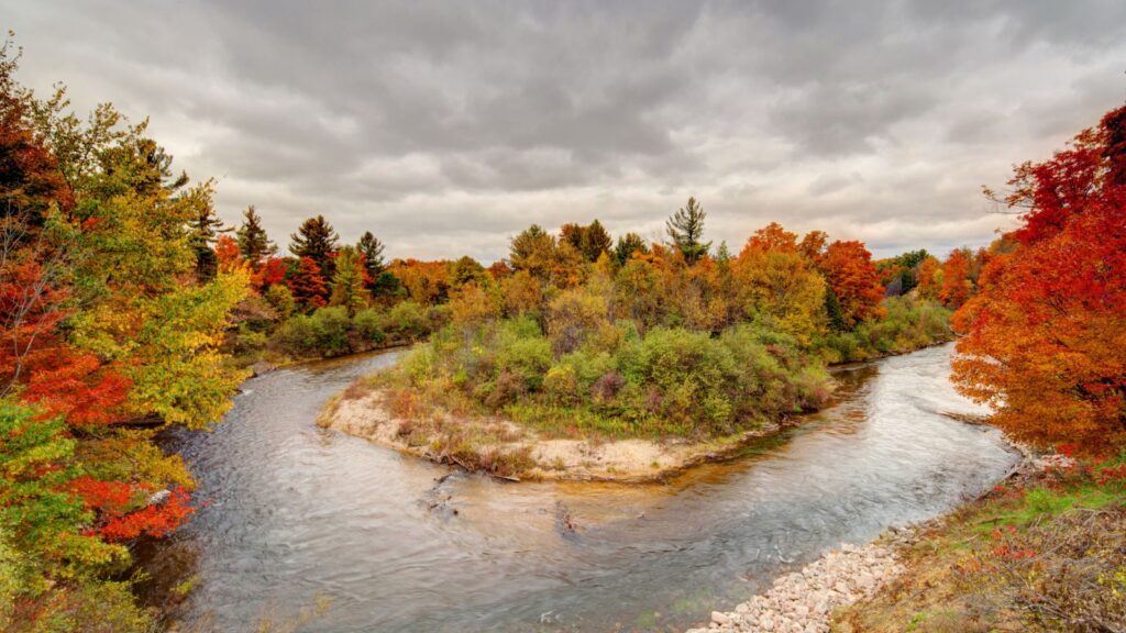 Traverse City Michigan Boardman River.